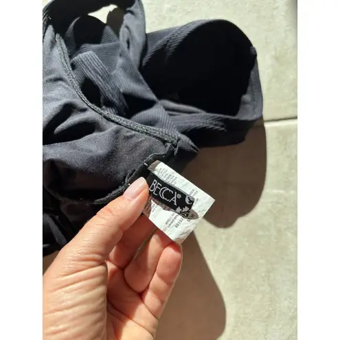 Becca One Piece Swimsuit Womens Medium Black Swim Resort Beach Coastal Travel - Image 5