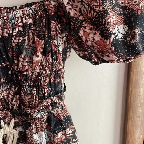 Ulla Johnson Alegria Playsuit Romper Rosewood