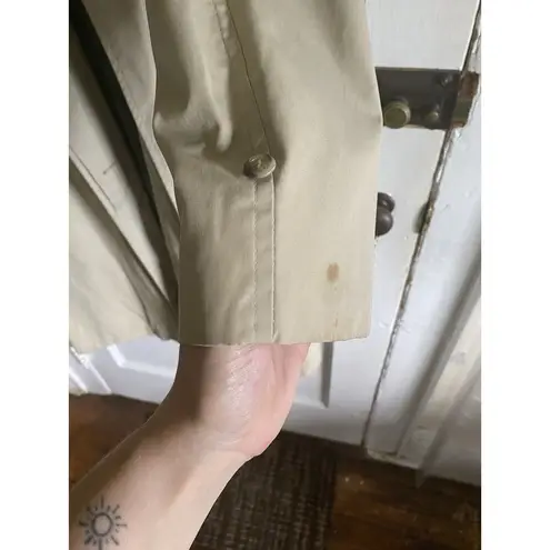 London Fog Womens Trench Coat Size 16Regular W/pockets