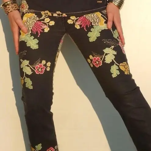 Roberto Cavalli 2003 Chinoiserie Pants