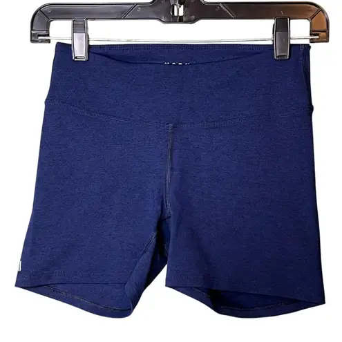 Nobull Shorts Womens XS Navy Blue Just The Works High Rise Compression Made USA