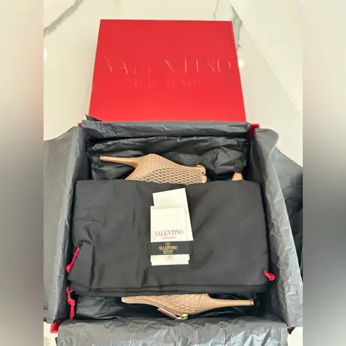 Valentino Garavani Alcove Mesh Rockstud Booties