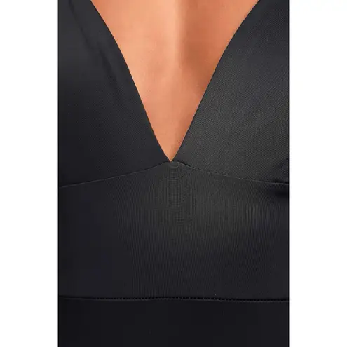 Lulus Slay It With Me Black Off Shoulder Bodysuit XS Flutter Sleeve Sexy Chic