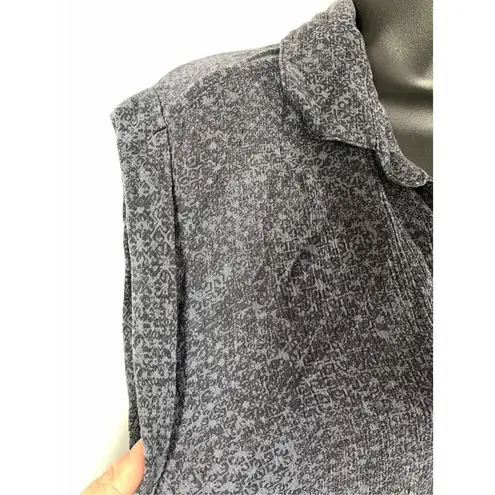 prAna 5---- High Low Tunic Top V Neck Pockets Cuffed Sleeve Size Medium