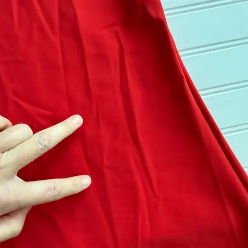 Chiara Boni La Petite Robe Pavarti Off Shoulder Gown Passion Red Size 14 NWT