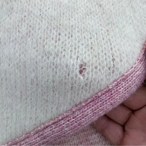 Vintage TUNDRA Scandinavian Yarn Wool Poncho Cape Jacket Sweater Pink Size XL