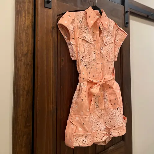 Zimmermann  Pink Floral Jumpsuit