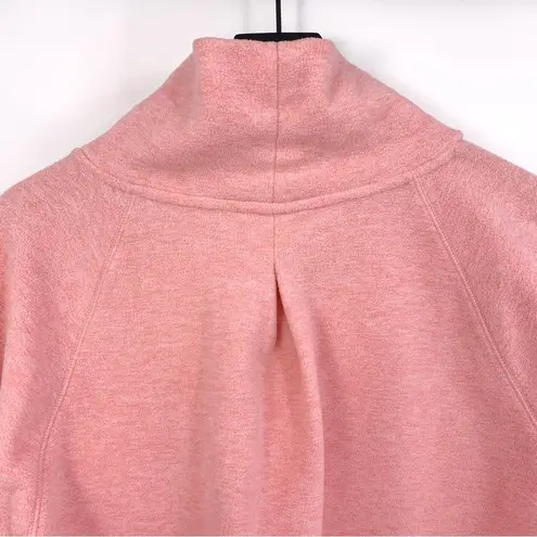 DSG Fleece Turtleneck Pullover Sweater Heather Light Pink XXL