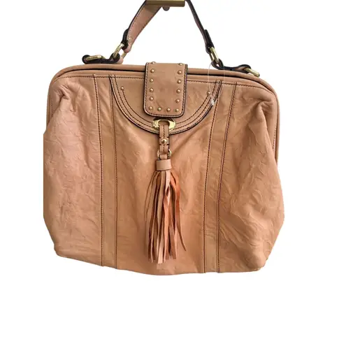 STEVEN Steve Madden Peach Beige Satchel Handbag
