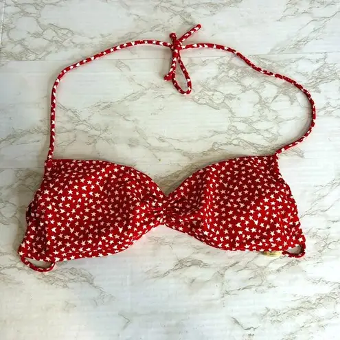 Victoria's Secret Victoria’s Secret y2K ladies red white polka dot bikini top size small