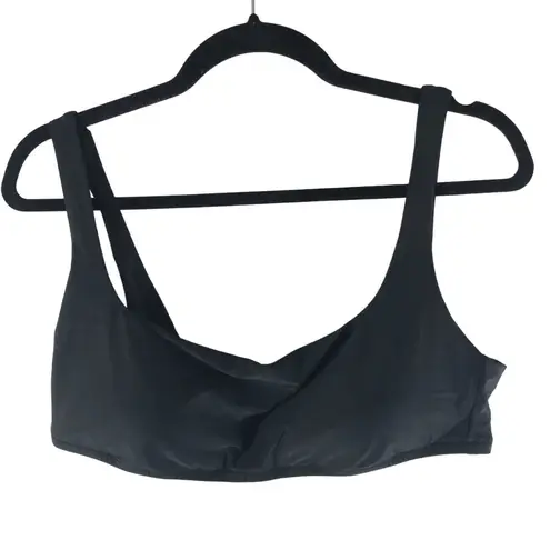 J.Crew  Squareneck Bikini Top Removable Padding Black XL - Image 3