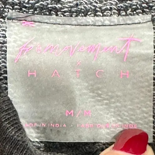 FP Movement x Hatch Intercept Maternity Pullover Black Medium Sweatshirt Comfort