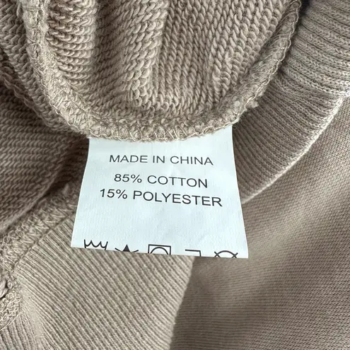 Lotus Fashion Nashville Graphic Sweatshirt size Medium Long Sleeves Taupe Crew Tan