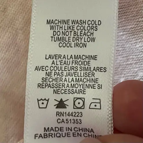 Bishop and Young Red NWT Jamie Muscle Tee Tank Distressed Scoop Neck Pink Size L