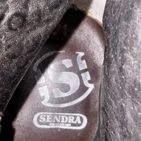 SENDRA Studded and Crackled Leathers Boots size 7 Brown