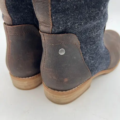 Caterpillar Ceil Boots Waterproof Leather Wool Gray