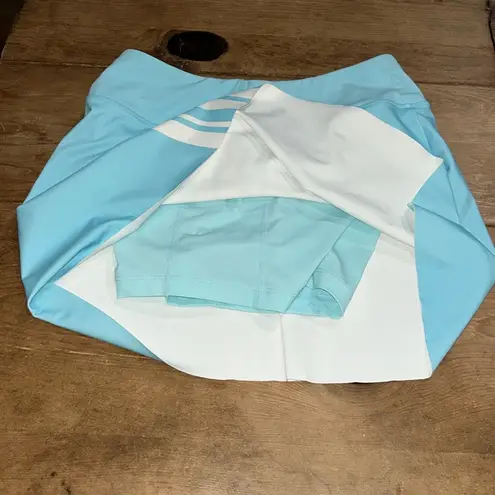 Addison Bay Womens Athletic Flounce Everyday Short Skort BL1 Baby Blue Small