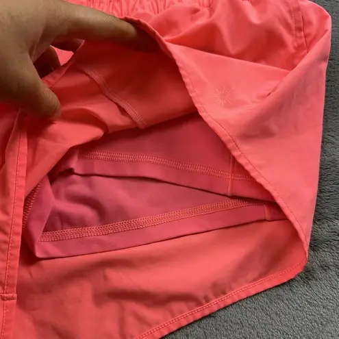 Aerie  Offline Womens Shorts Size M Pink Lined Mid Rise Pockets Neon Athletic