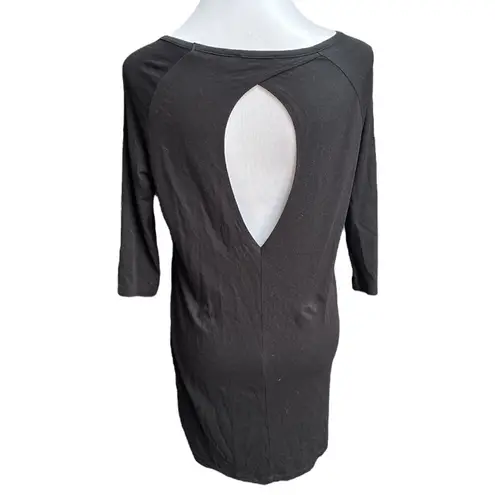 ZARA  Mini Open Back Dress Black Size Small