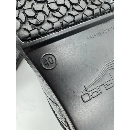 Dansko Professional Clogs Size 40 Floral Metallic Nursing Excellent Condition