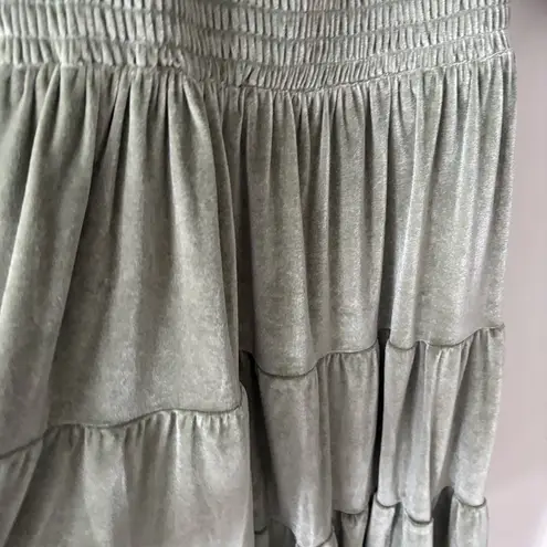 Baltic Born Smocked Velvet Bliss Dress XL Dusty Sage | Feminine Whimsy Coquette