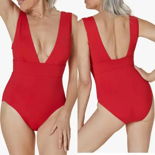 ANDIE The Mykonos One Piece Cherry Red Size Large