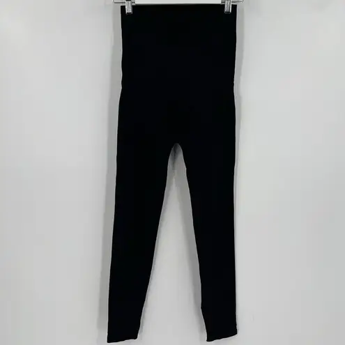 Blanqi Everyday Maternity Belly Support Leggings Black Pull On Size Medium