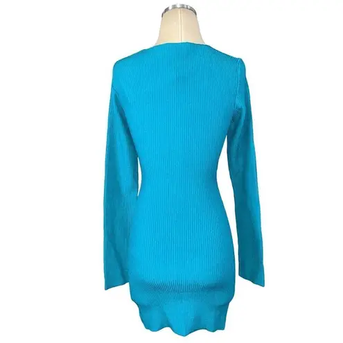 Gauge81 Otero Dress in Turquoise Small New Womens Knit Bodycon Blue