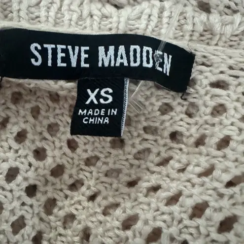 Steve Madden NWT  Beige Crochet Maxi Dress XS