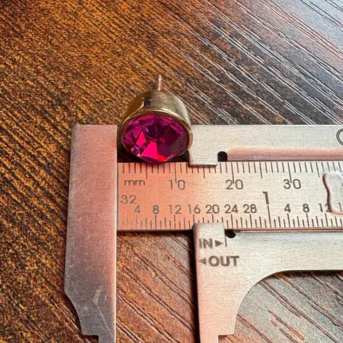 Radiant Fuchsia Stud Earrings Pink
