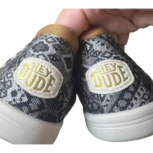 Hey Dude Women's Savannah Slip-on Boho Festival Cream Size 6