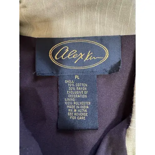 Alex Kim Floral Abstract Sequin Button Jacket Blazer Artsy Classic Art To Wear Size undefined