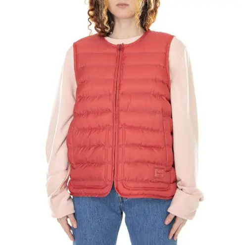 Herschel Supply Company Herschel Featherless Quilted Vest in Orange