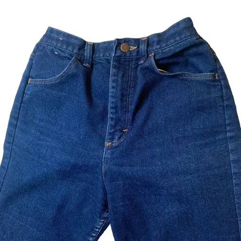 Women's Vintage 80s Maverick high waist stretch jeans size 10 Blue