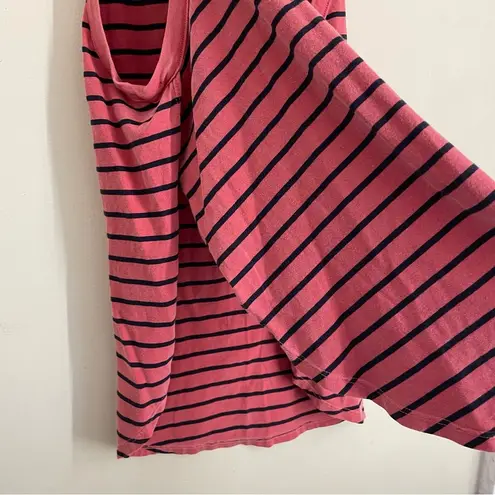 Stateside Anthropologie Striped Racerback Tank Pink size S