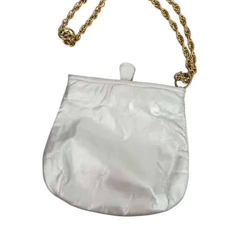 MARCO BROTHERS Vintage Ivory Gold Cocktail Shoulder BAg