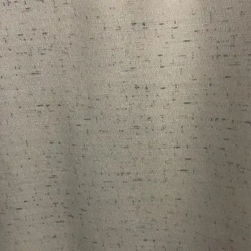 1970s Linda Matthew’s Retro Neutral Geometric Print Short Sleeve Dress Tan Size M