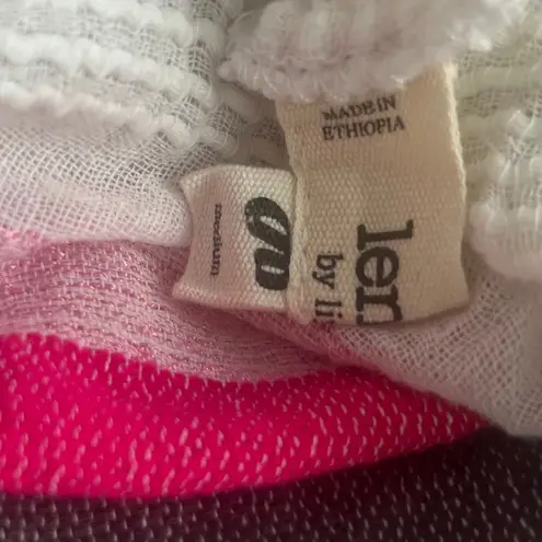 Lemlem Striped Tank Too Gauze Fringe Medium