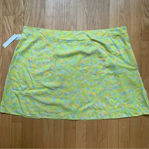 Abound NWT  Multi Tarry Floral Mini Skirt Size 3X