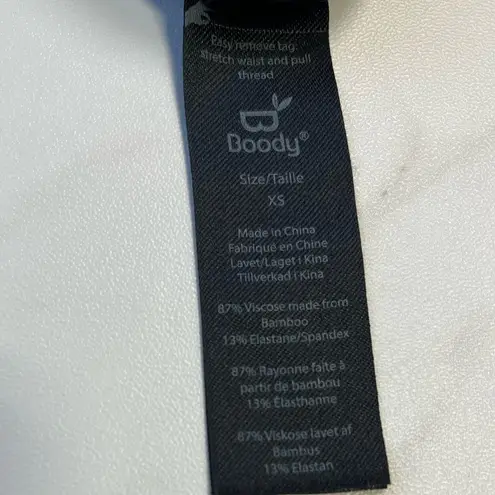 Boody Bamboo Lightweight soft Cropped black Leggings xs