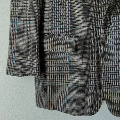 Nordstrom Vintage  Gray Plaid Blazer