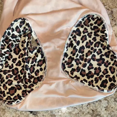 Kona Sol  •  Leopard Print One Piece Swimsuit • Size Large - Image 8