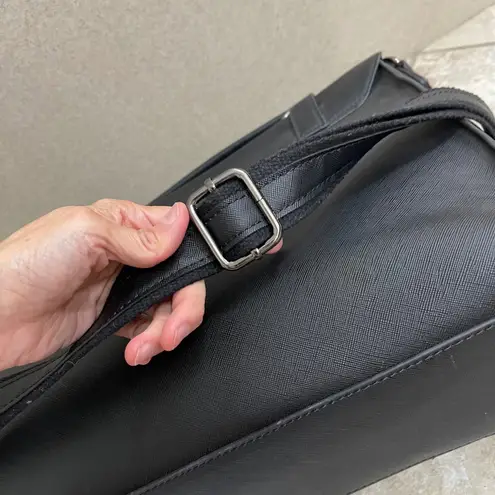 Ecosusi Black Satchel Crossbody Bag Bow Accent Women's Handbag Purse EUC