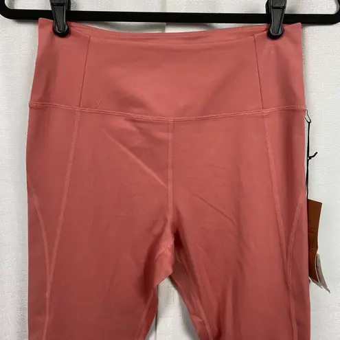 Girlfriend Collective Primrose Peach Pink High Rise Compressive Legging Sz.L NWT