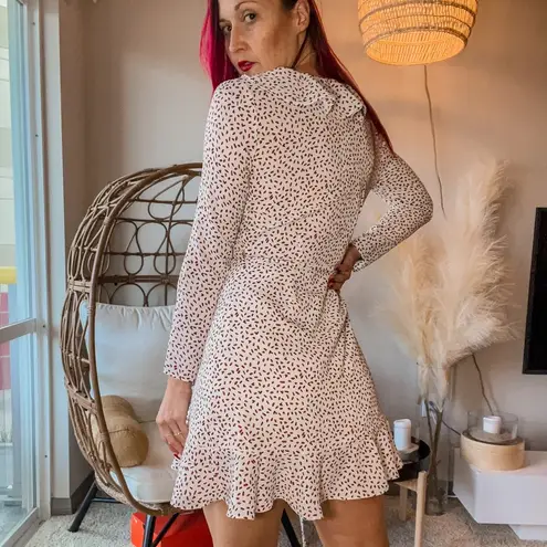 Lucy Paris White Wrap dress