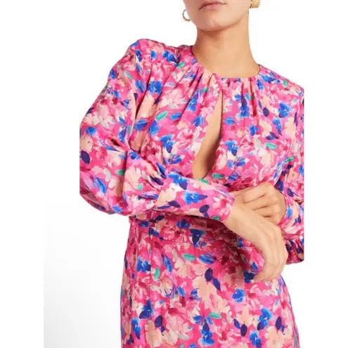 New! REBECCA VALLANCE Little Havana
Floral Long Sleeve Midi Dress Sz 4
$595 Pink