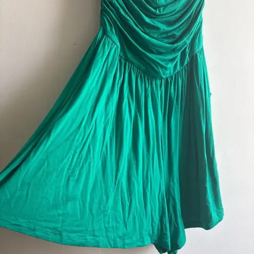 Zenana Outfitters Green Ruched Romper