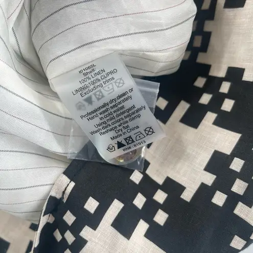 Tracy Reese HOPE FOR FLOWERS By Blazer Size Extra Large NWT Peaked Organic Linen - Image 15