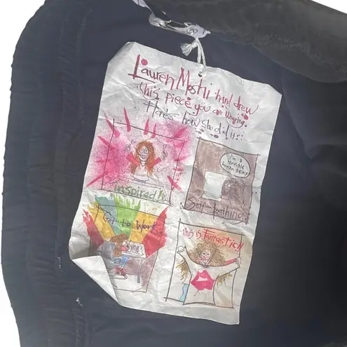 Lauren Moshi new ᨎ Lips Gap Mouth Patch Satiny Side Stripe Joggers Sweatpants ᨎ