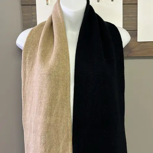 Christopher & Banks Cat Winter Scarf w/ Fringe Y2K 76” by 7.75” Cotton Blend